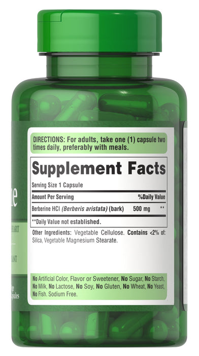 Berberina 500 mg Puritans Pride