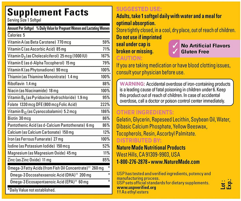 Prenatal Multi + DHA 200 mg Nature Made