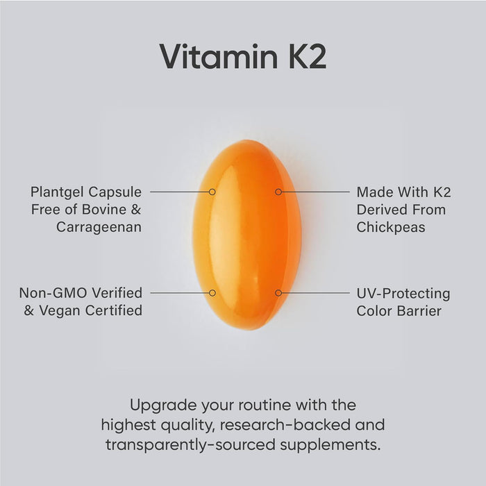Vitamina K2 con aceite de coco MenaQ7