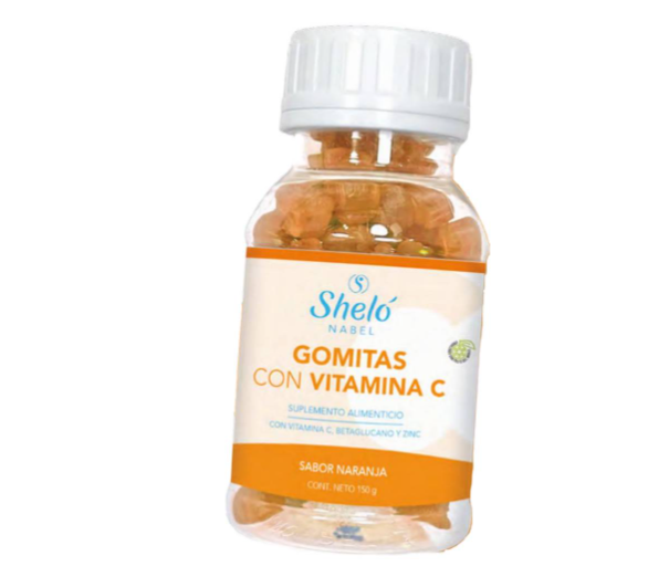 Vitamina C 1500mg  Y Betaglucano 1250mg Gomitas  Shelo Nabel