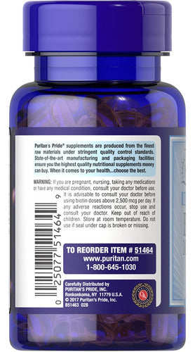 Biotina 10,000 Mcg Ultra Potente Puritan's Pride