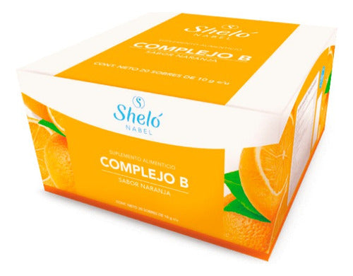 Complejo B Sobres Sabor Naranja Shelo Nabel