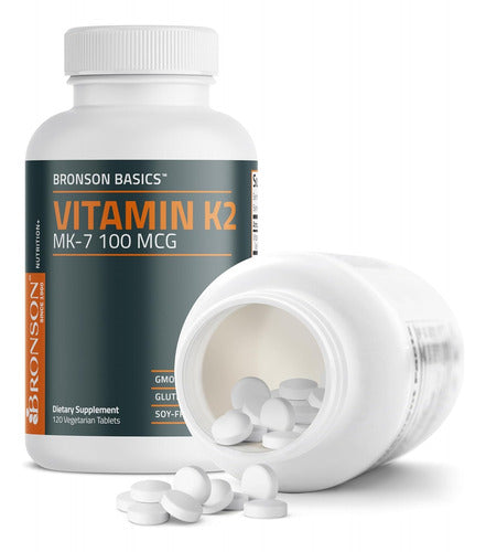 Vitamina K2 100mcg MK7 Bronson