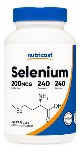 Suplemento de Selenio 200mcg Nutricost