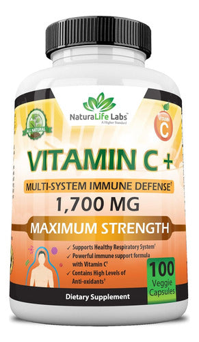 Vitamina C 1700mg Con Antioxidantes Alta Potencia NaturaLife