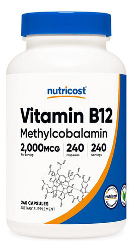 Metilcobalamina Vitamina B12 2000 Mcg Nutricost