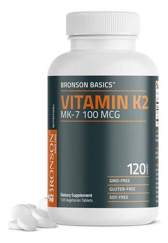 Vitamina K2 100mcg MK7 Bronson