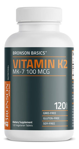 Vitamina K2 100mcg MK7 Bronson