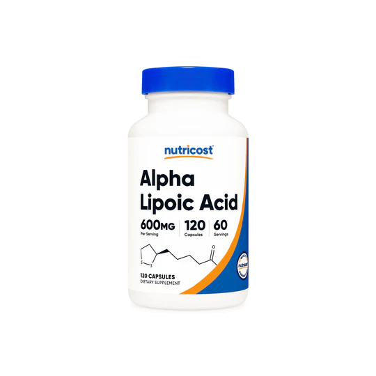 Ácido alfa lipoico 600 mg Nutricost