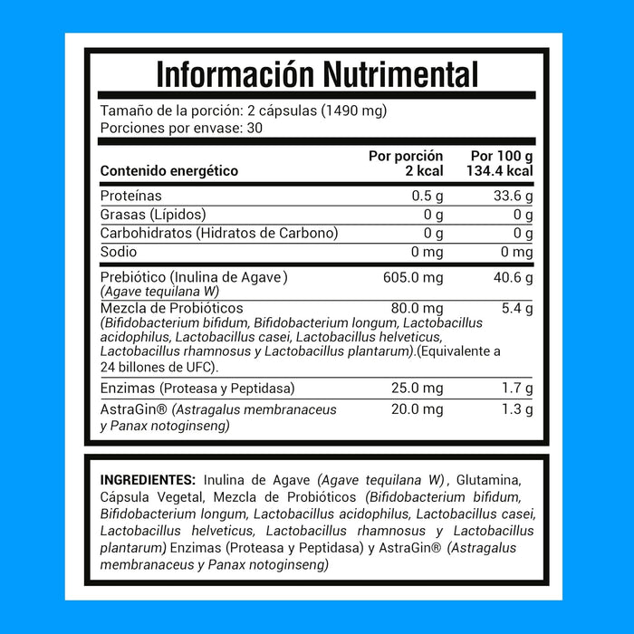 Probióticos con Enzimas Digestivas Amarte Labs – Salud Digestiva y Flora Intestinal