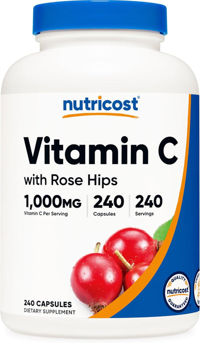 Vitamina C 1000mg con Rosa Mosqueta Nutricost