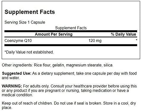 CoQ10 120 mg cápsulas Swanson