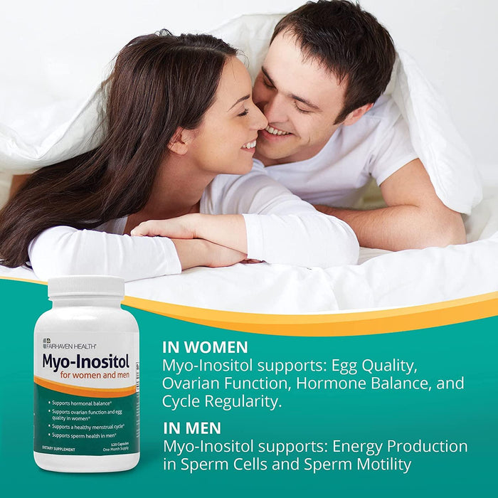Myo Inositol para parejas 2,000 mg Fairhaven Health
