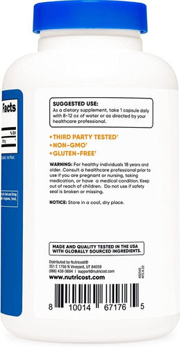 Myo Inositol 500 mg Nutricost