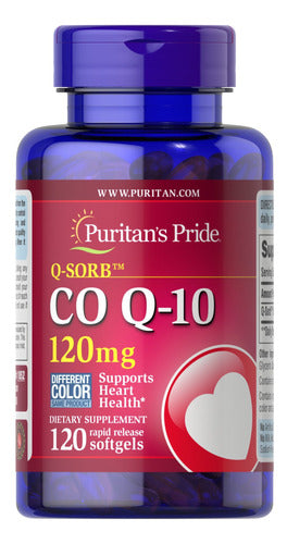 Coq10 Coenzima 120 Mg Puritan's Pride