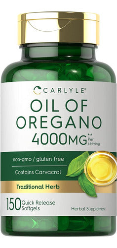 Aceite De Oregano Super Concentrado 4000 mg Carlyle