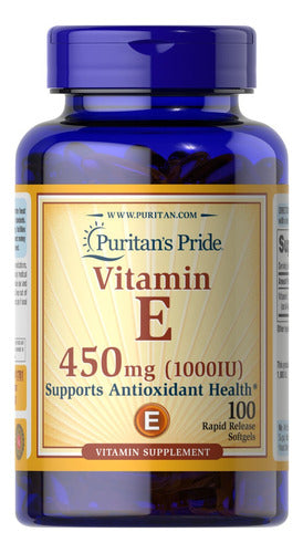 Vitamina E 450 Mg Cápsulas de Rápida Disolución Puritan's Pride