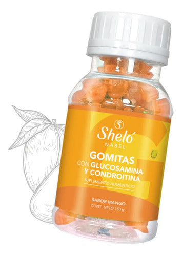 Gomitas Con Glucosamina Y Condroitina Shelo Nabel Sabor Mango