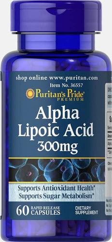 Acido Alfa Lipoico 300 Mg Puritan's Pride