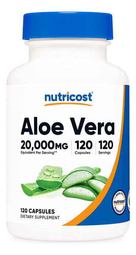 Capsulas De Aloe Vera 20,000 Mg Nutricost