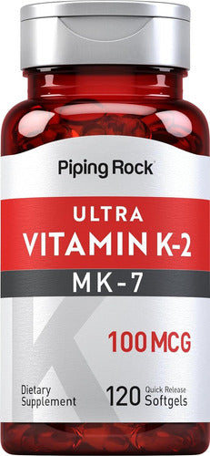 Vitamina K2 Mk-7 Ultra 100mcg Piping Rock