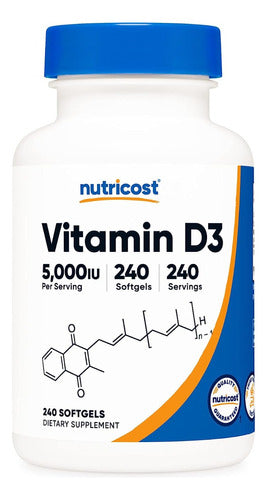Vitamina D3 5000 ui Nutricost