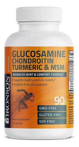 Glucosamina Crondroitina con Curcuma Msm Compuesto Bronson