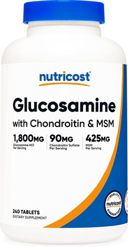 Glucosamina 1800 mg Con Condroitina 90 mg Y Msm 240 Tabletas P