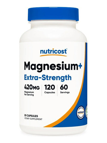 Magnesio 429 mg Extra Fuerte Nutricost