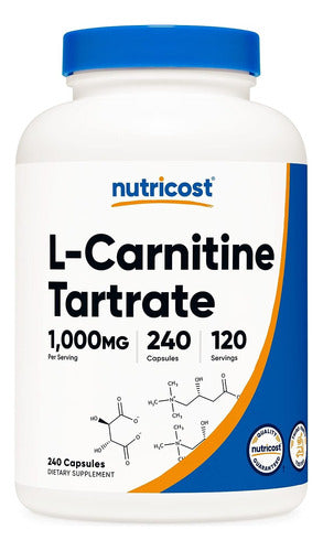 Tartrato L Carnitina Tartrate 1000mg Nutricost