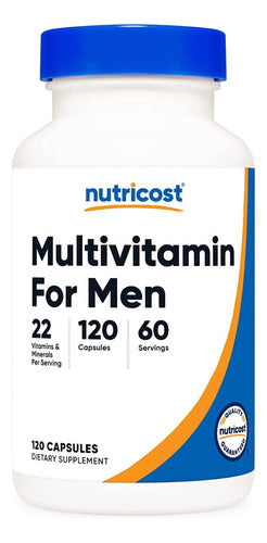 Multivitaminico Para Hombres Con 22 Nutritientes Nutricost