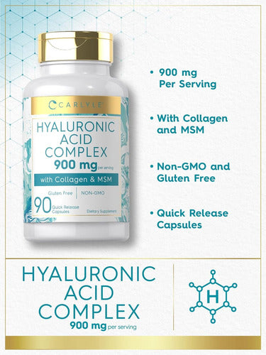 Acido Hialuronico Complex 900 mg Capsulas Carlyle