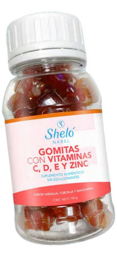 Gomitas Con Vitamina C, D, E Y Zinc Shelo Nabel Sin Azucar