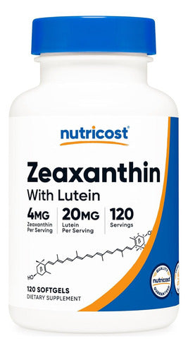 Zeaxantina 4mg Con Luteína 20mg Nutricost
