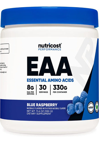 Aminoacidos Esenciales En Polvo Sabor Mora Azul Nutricost