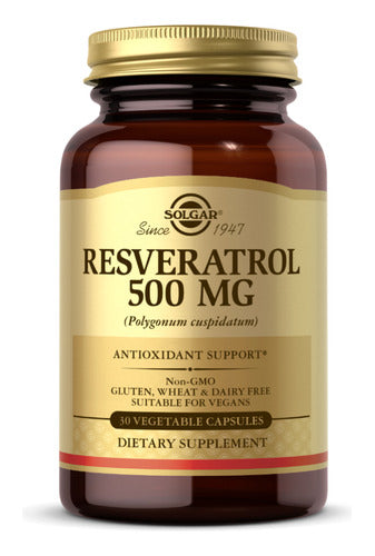 Resveratrol 500 mg Antioxidante Solgar