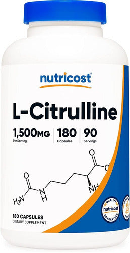 L Citrulina 1500 Mg Importada Nutricost