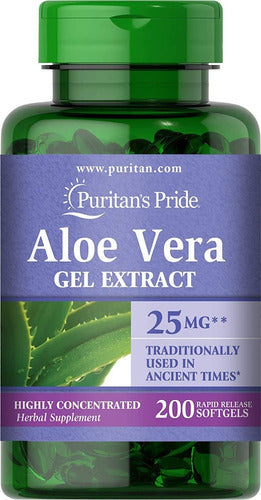 Aloe Vera Extracto Gel 25mg Puritan's Pride