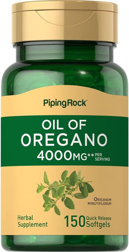 Aceite De Oregano 4000 mg Capsulas de Rapida Absorcion  Piping Rock
