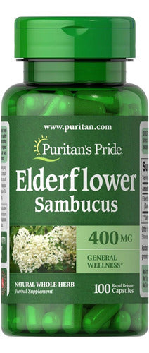 Flor De Sauco 400 mg Antioxidante Puritan's Pride