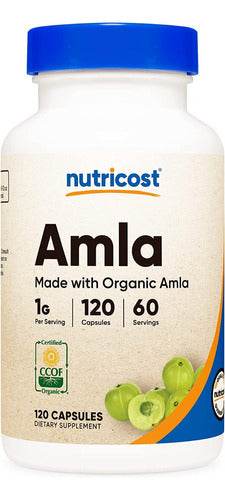 Amla Organica En Capsulas 1000 Mg Nutricost