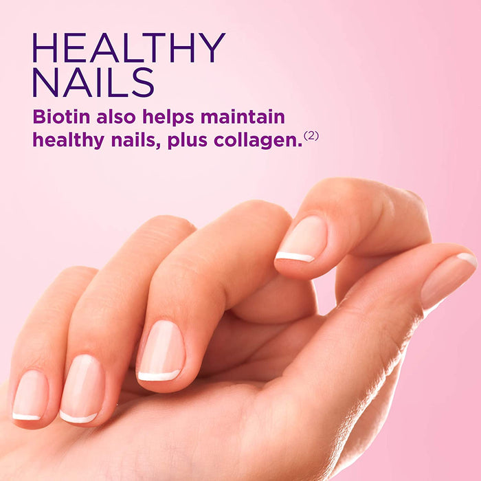 Hair Skin & Nails Capsulas con Biotina 5000 mcg